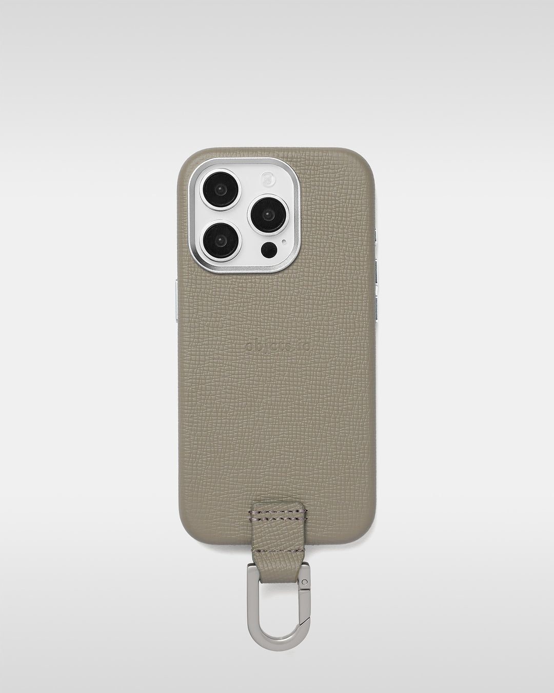 レザーストラップ + iPhoneケースセット - トープ