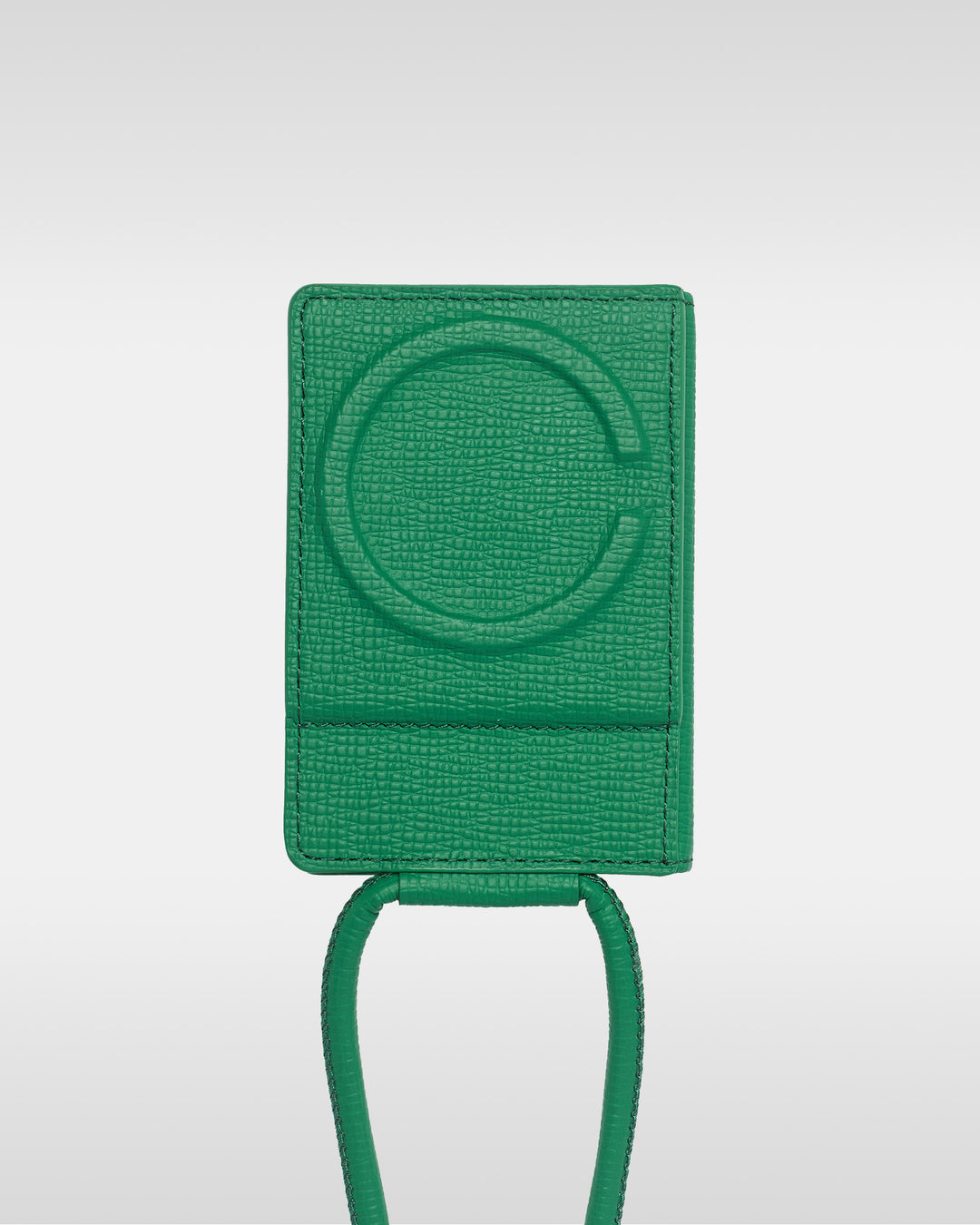 レザーストラップ + iPhoneケースセット - ジョリーグリーン