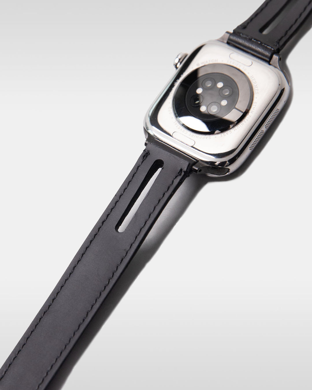 レザーハイブリッドダブルラップバンド for Apple Watch
