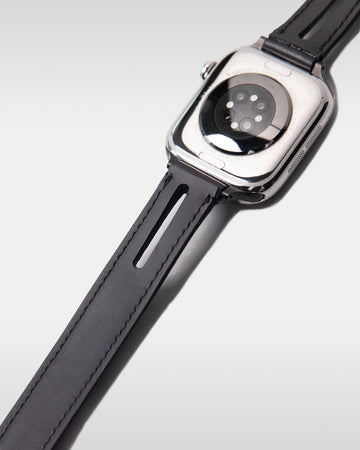 レザーハイブリッドダブルラップバンド for Apple Watch
