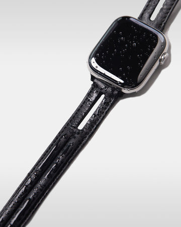 レザーハイブリッドダブルラップバンド for Apple Watch
