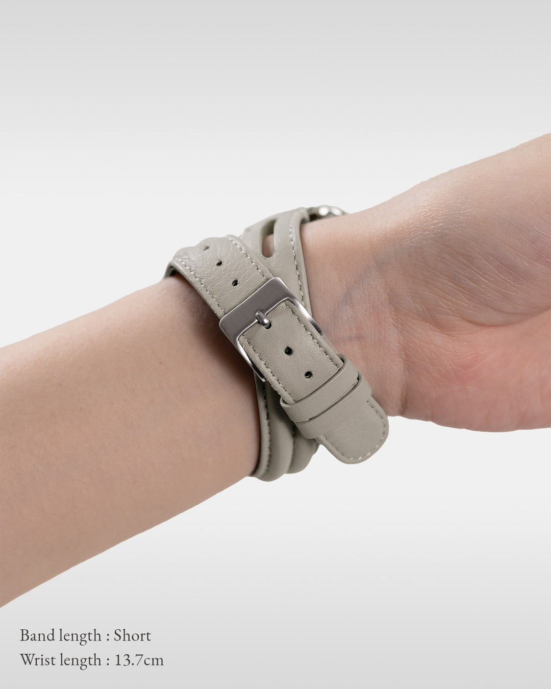 レザーハイブリッドダブルラップバンド for Apple Watch