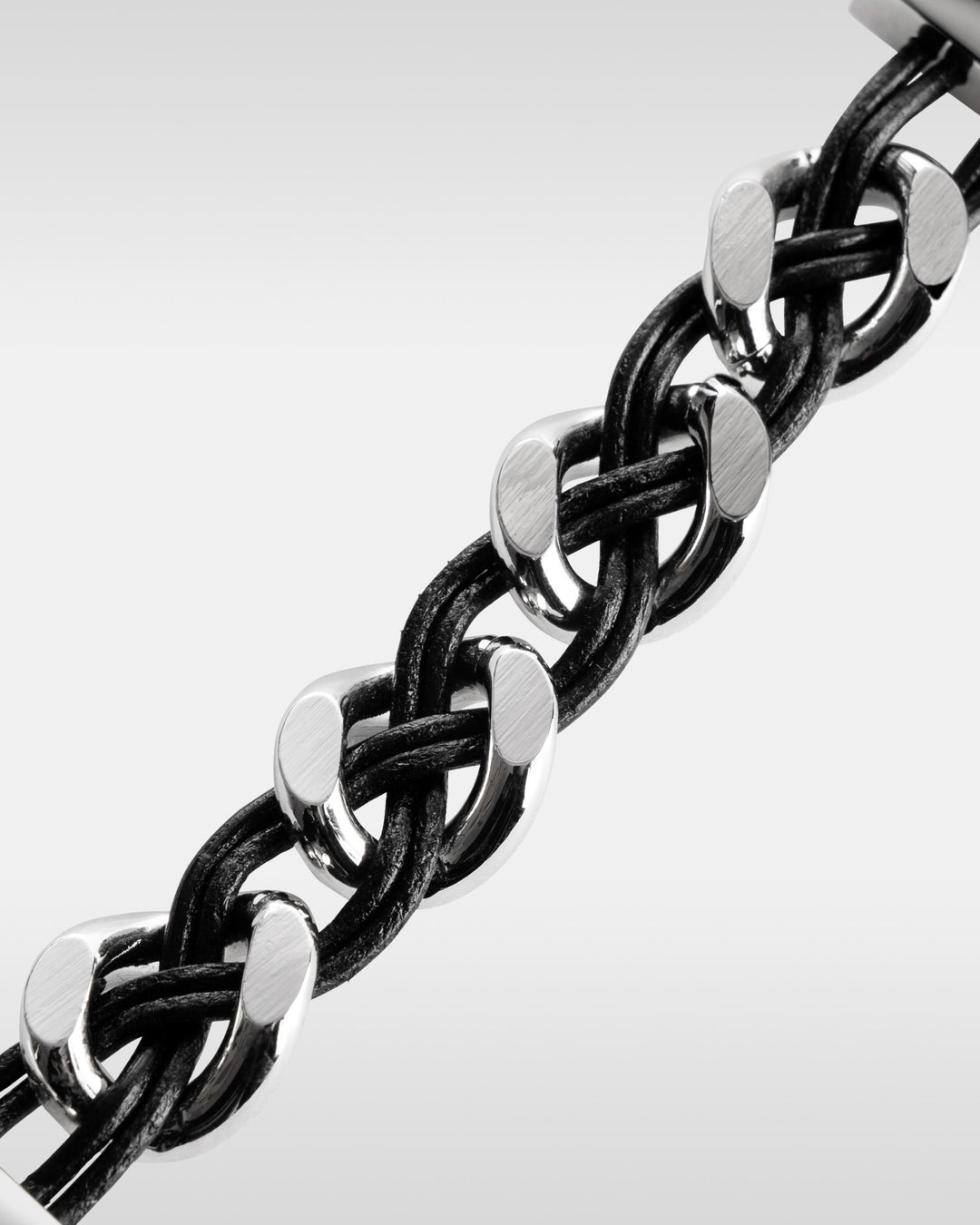 レザーハイブリッドダブルラップバンド インターレース for Apple Watch