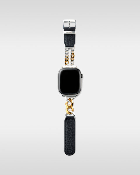 ゴールドプレーテッド×シルバー925 アップルウォッチバンド