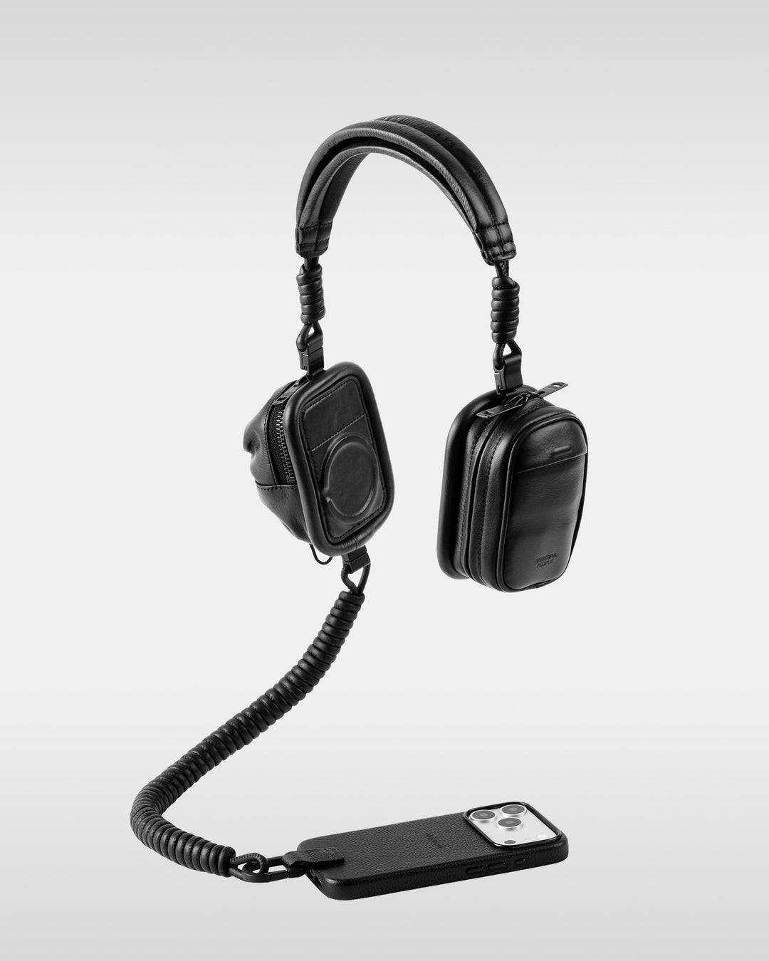 beautiful people × objcts.io MagWear headphone leather purse