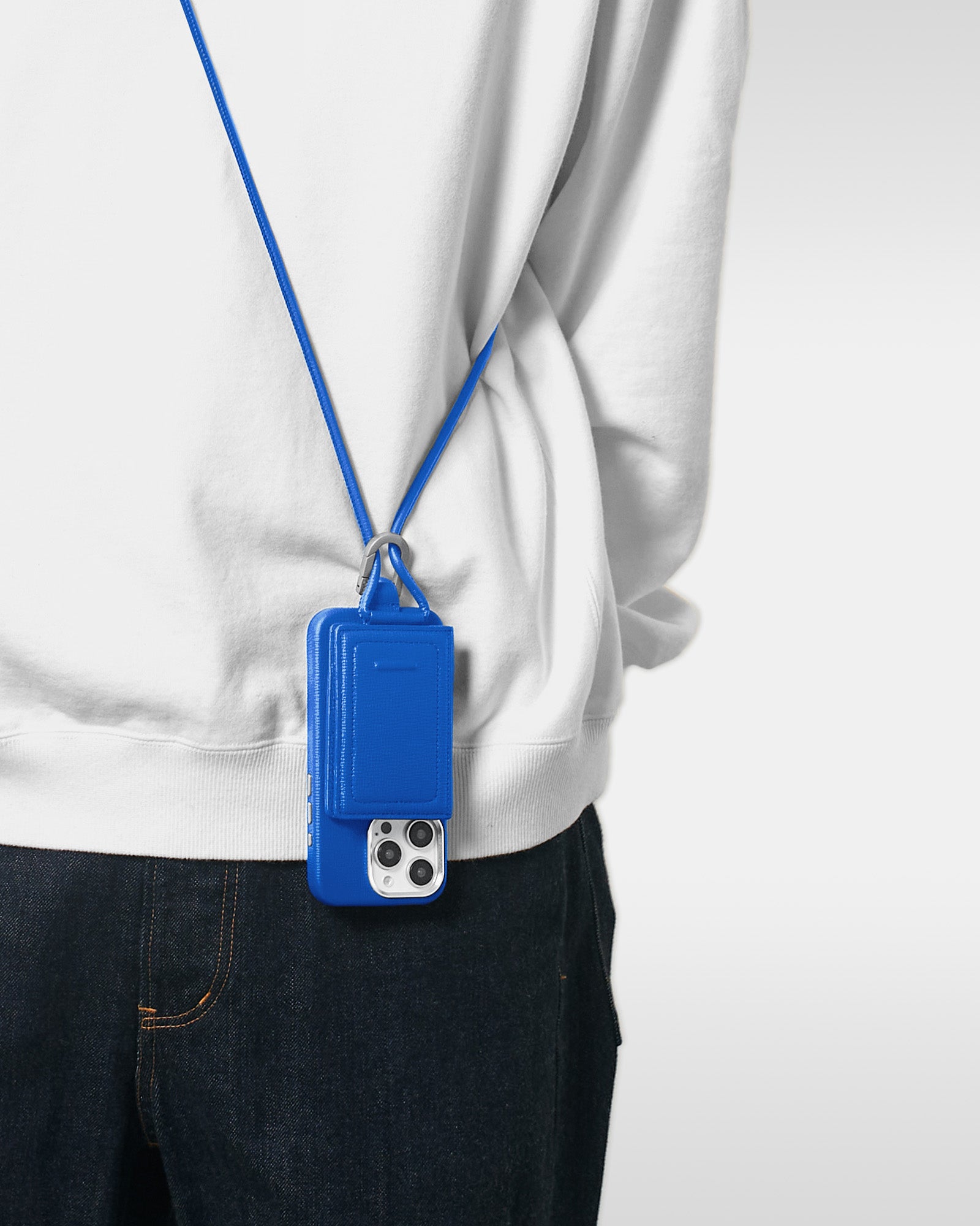 レザー製 iPhoneケース セット / ストラップ付スマホケース