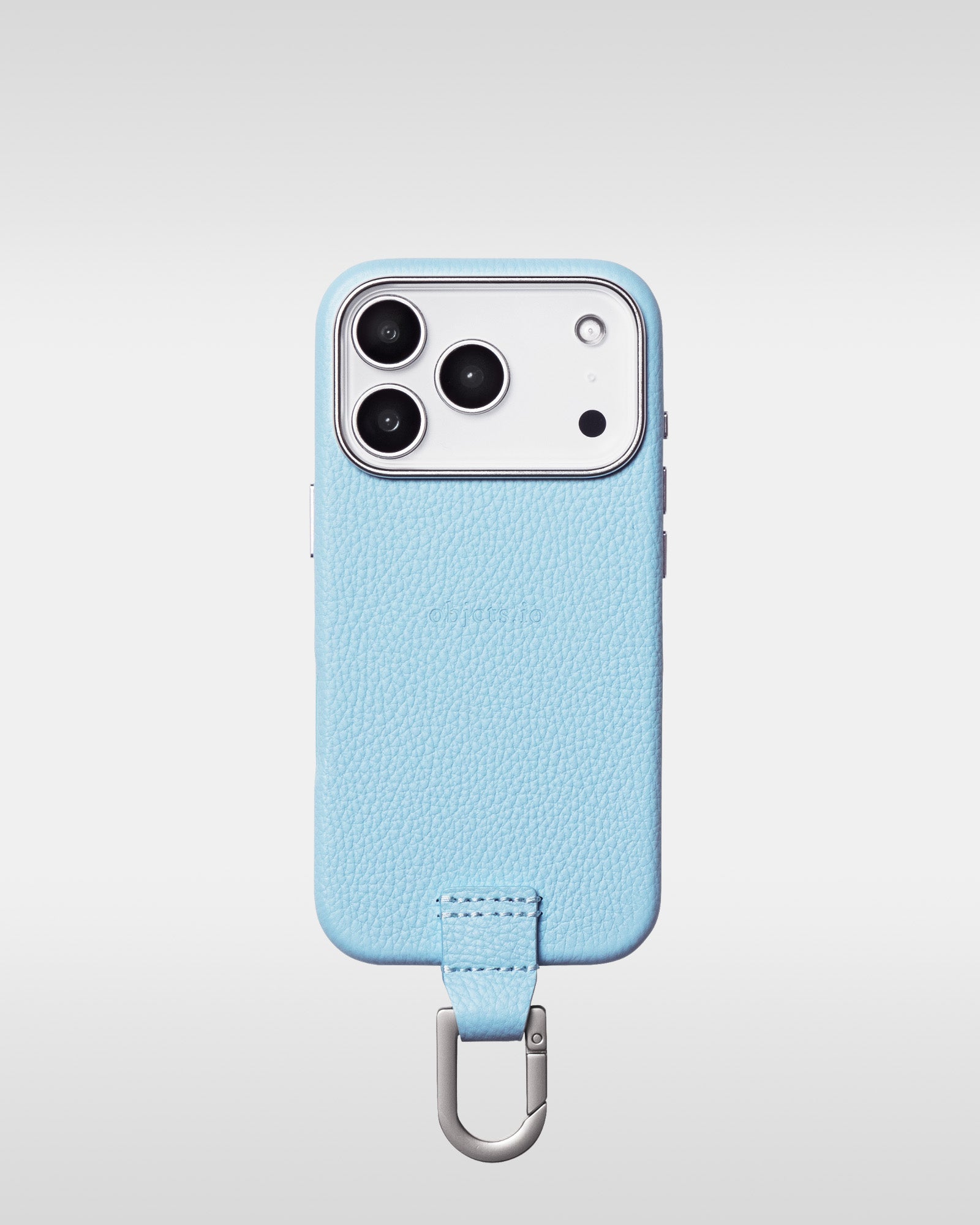 objects.io レザーストラップ +iPhoneケースセット レザー製 iPhoneケース セット / ストラップ付スマホケース / スマホ