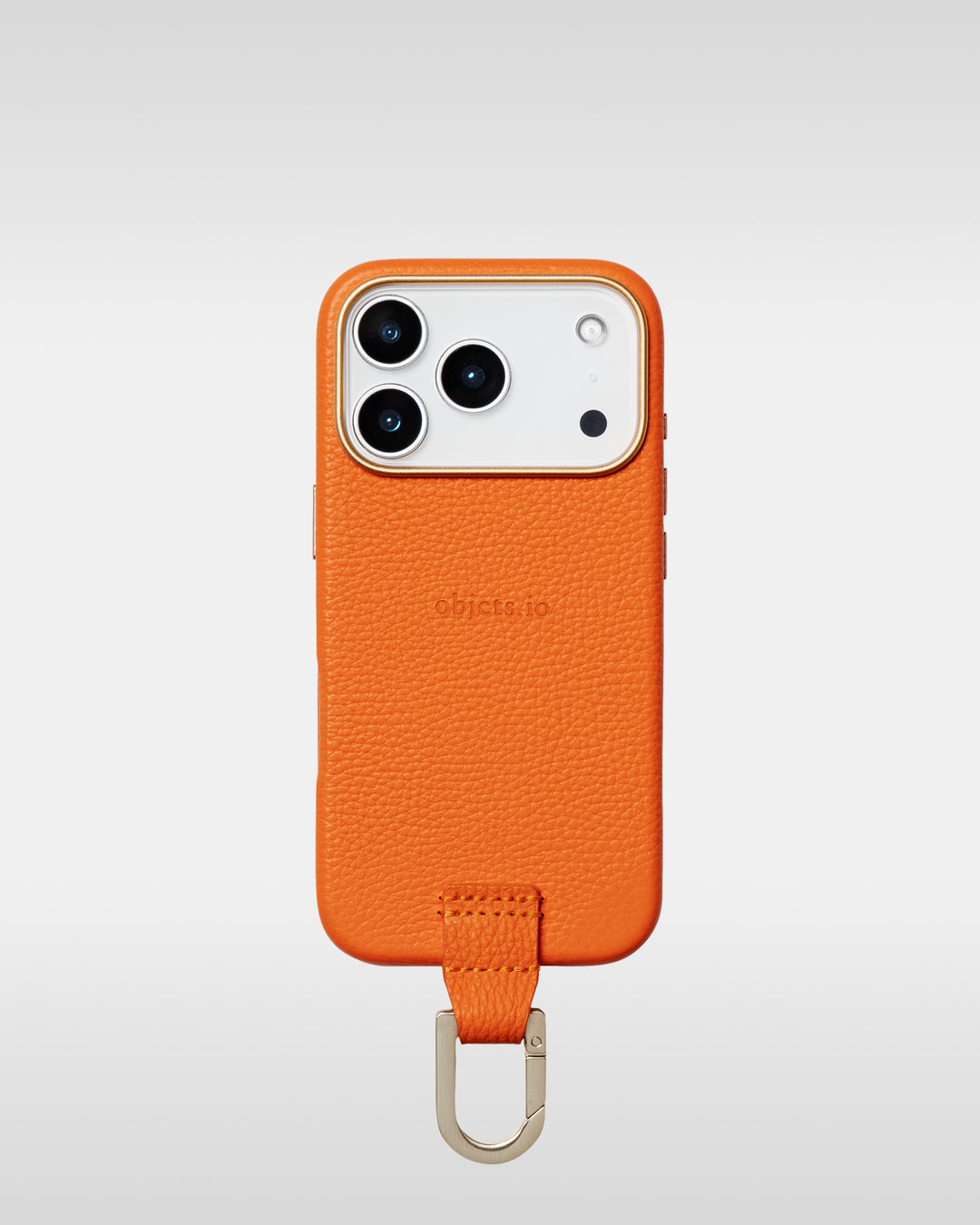 デタッチャブルストラップ + iPhoneケースセット - パンプキン