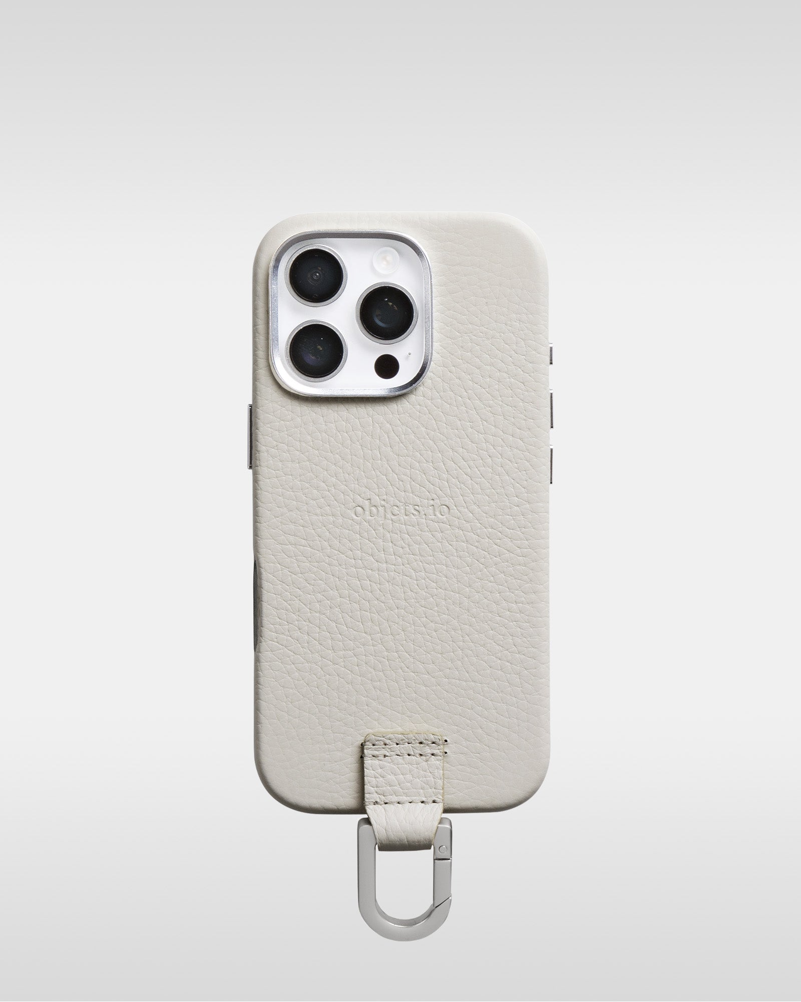 【新品未使用】objcts.io iPhone 16pro用カラビナ付きケース カラビナ付 iPhoneケース - ブラック - iPhone 17/16/15/14対応