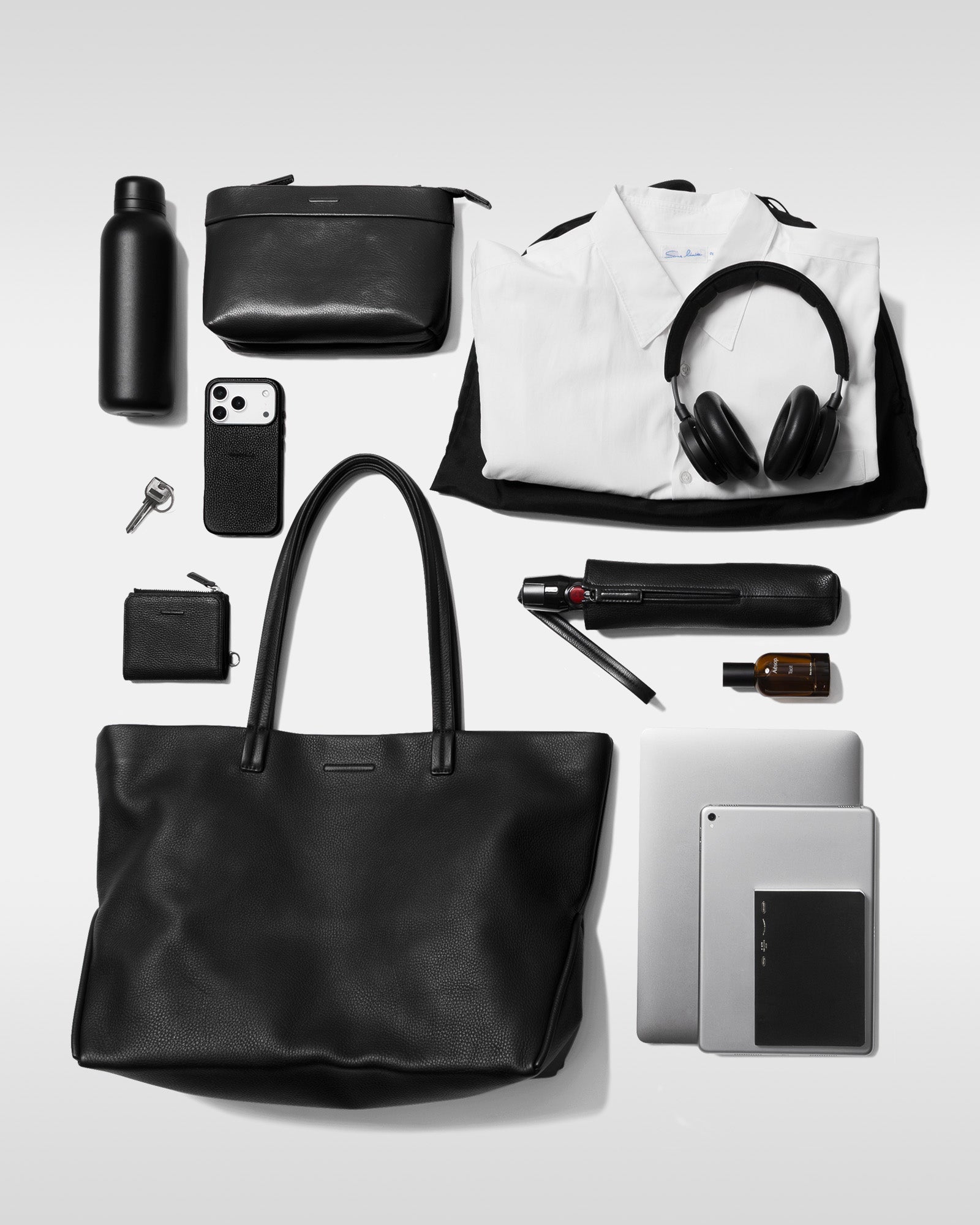 デイリートート ラージ｜防水レザートートバッグ – objcts.io