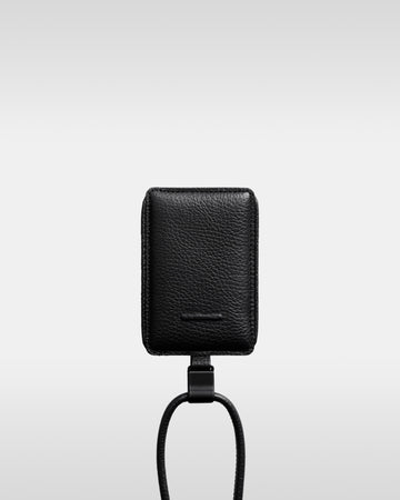 デタッチャブルストラップ付iPhoneアクセサリー - ブラック