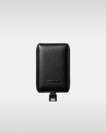 デタッチャブルストラップ付iPhoneアクセサリー - ブラック