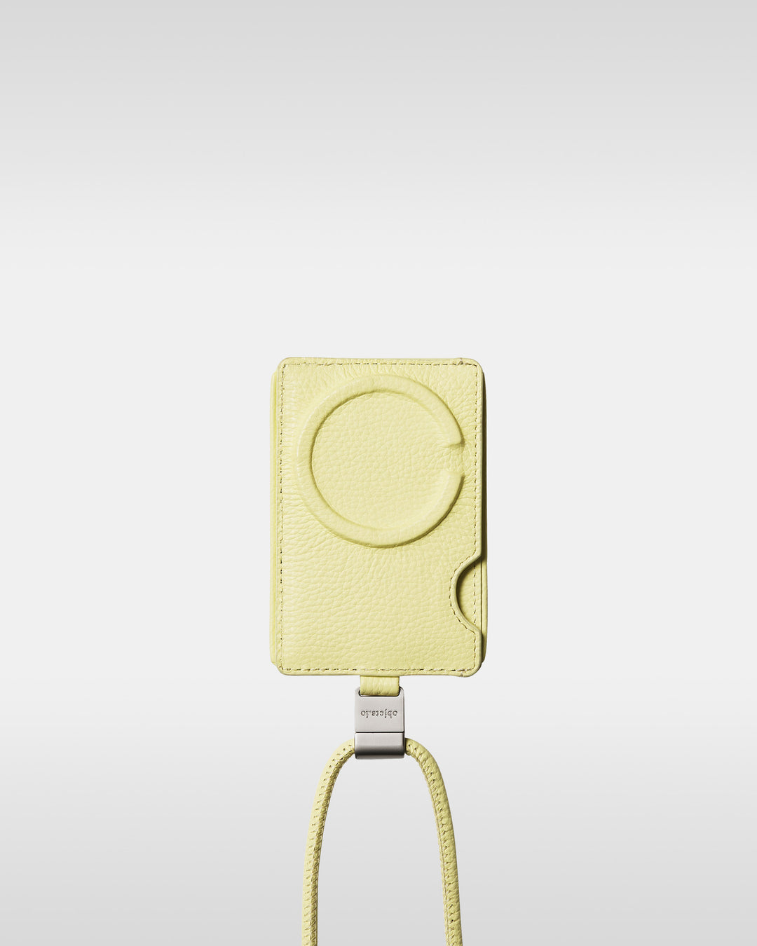 デタッチャブルストラップ + iPhoneケースセット - バターイエロー