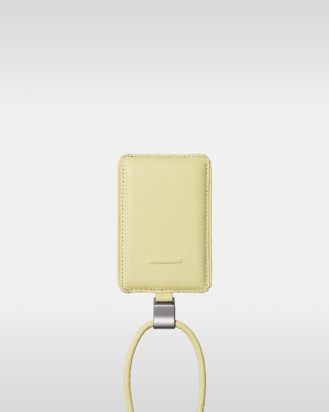 デタッチャブルストラップ + iPhoneケースセット - バターイエロー
