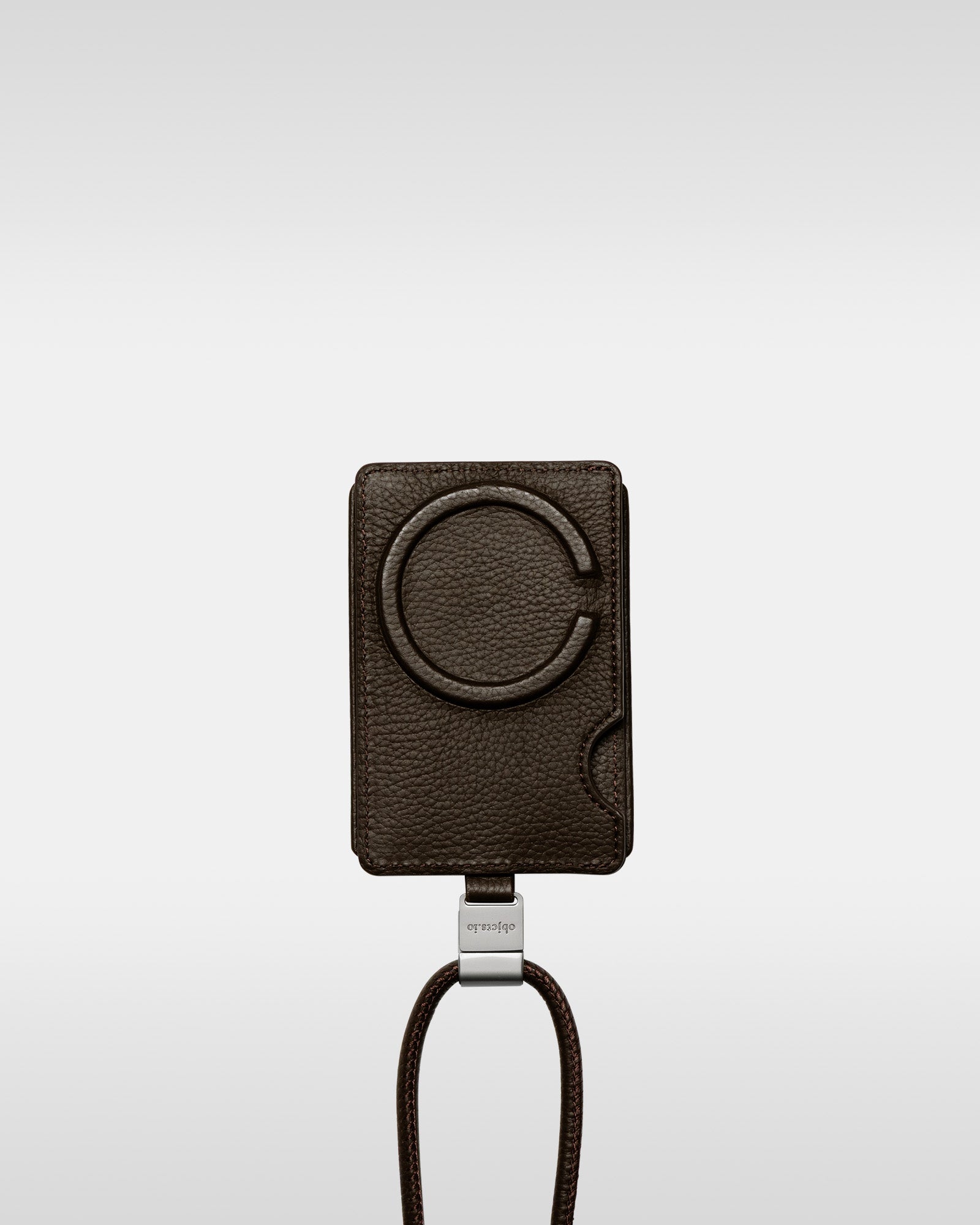 レザー製 iPhoneケース セット / 着脱可能ストラップ付スマホケース