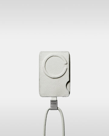 デタッチャブルストラップ付iPhoneアクセサリー - マシュマロ