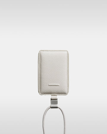 デタッチャブルストラップ付iPhoneアクセサリー - マシュマロ
