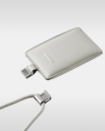 デタッチャブルストラップ付iPhoneアクセサリー - マシュマロ