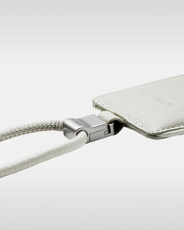 デタッチャブルストラップ付iPhoneアクセサリー - マシュマロ