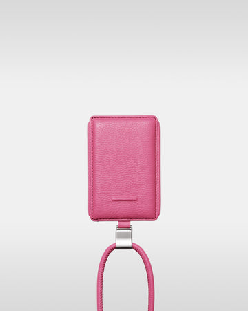 デタッチャブルストラップ付iPhoneアクセサリー - ショッキングピンク