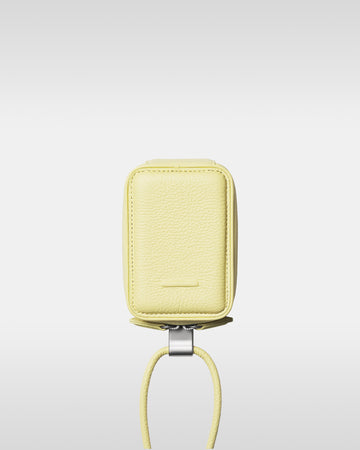 デタッチャブルストラップ付iPhoneアクセサリー - バターイエロー