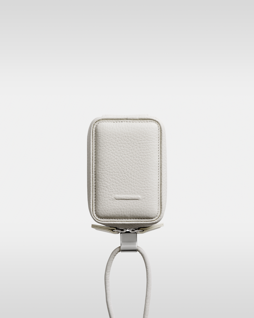 デタッチャブルストラップ付iPhoneアクセサリー - マシュマロ