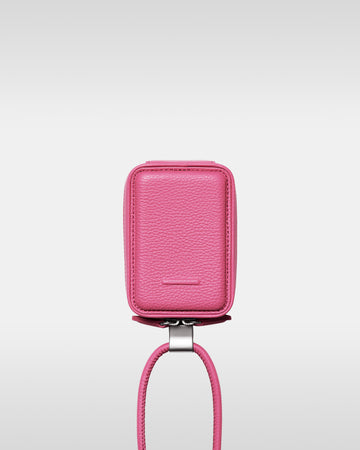 デタッチャブルストラップ付iPhoneアクセサリー - ショッキングピンク