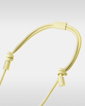 デタッチャブルストラップ + iPhoneケースセット - バターイエロー