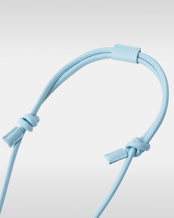 デタッチャブルストラップ付iPhoneアクセサリー - ライトブルー