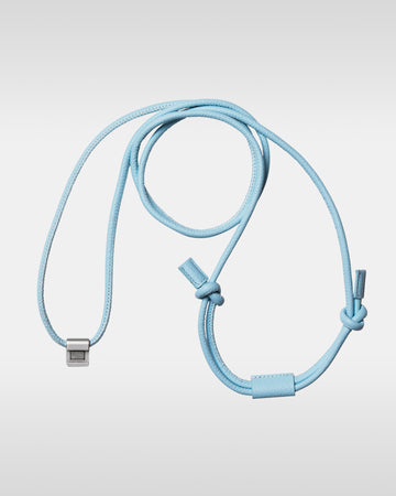 デタッチャブルストラップ付iPhoneアクセサリー - ライトブルー