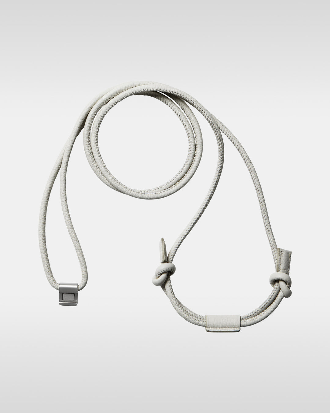 デタッチャブルストラップ付iPhoneアクセサリー - マシュマロ