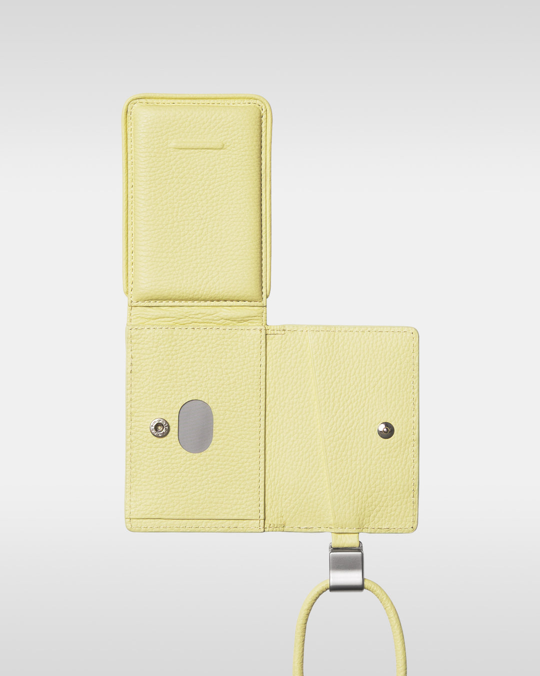 デタッチャブルストラップ付iPhoneアクセサリー - バターイエロー