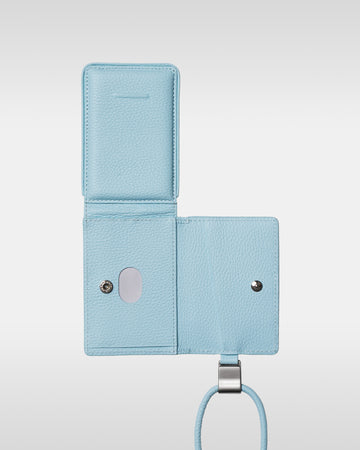 デタッチャブルストラップ付iPhoneアクセサリー - ライトブルー