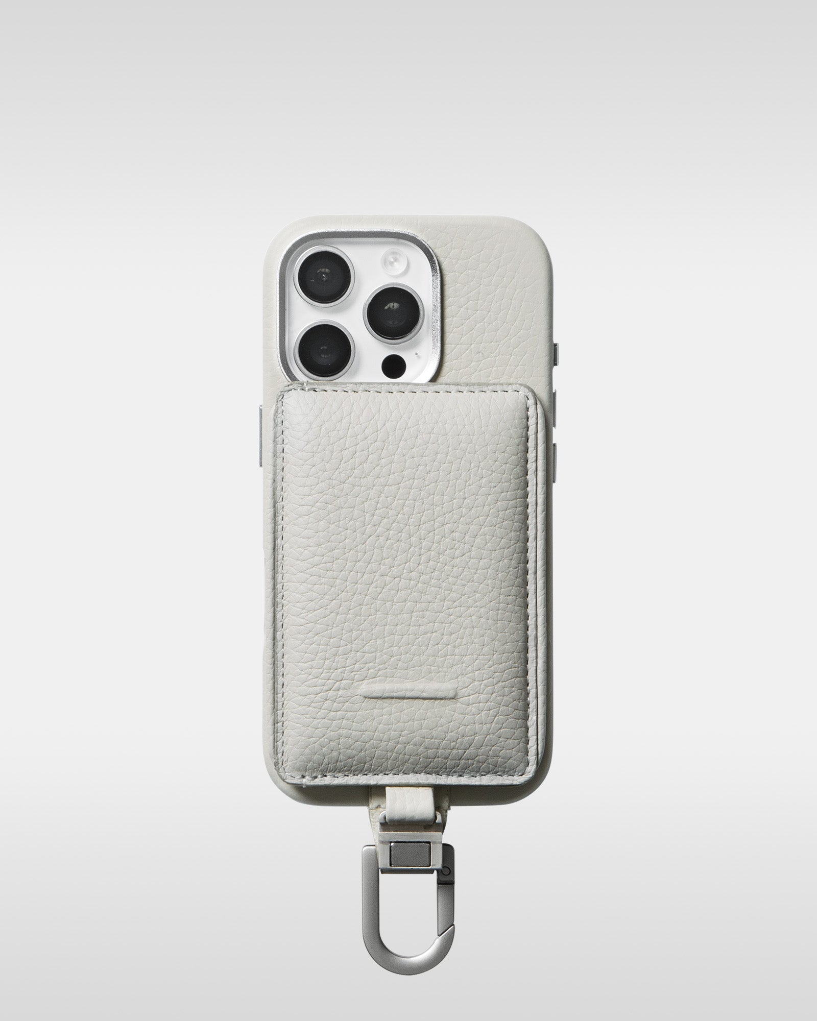 レザー製 iPhoneケース セット / 着脱可能ストラップ付スマホケース