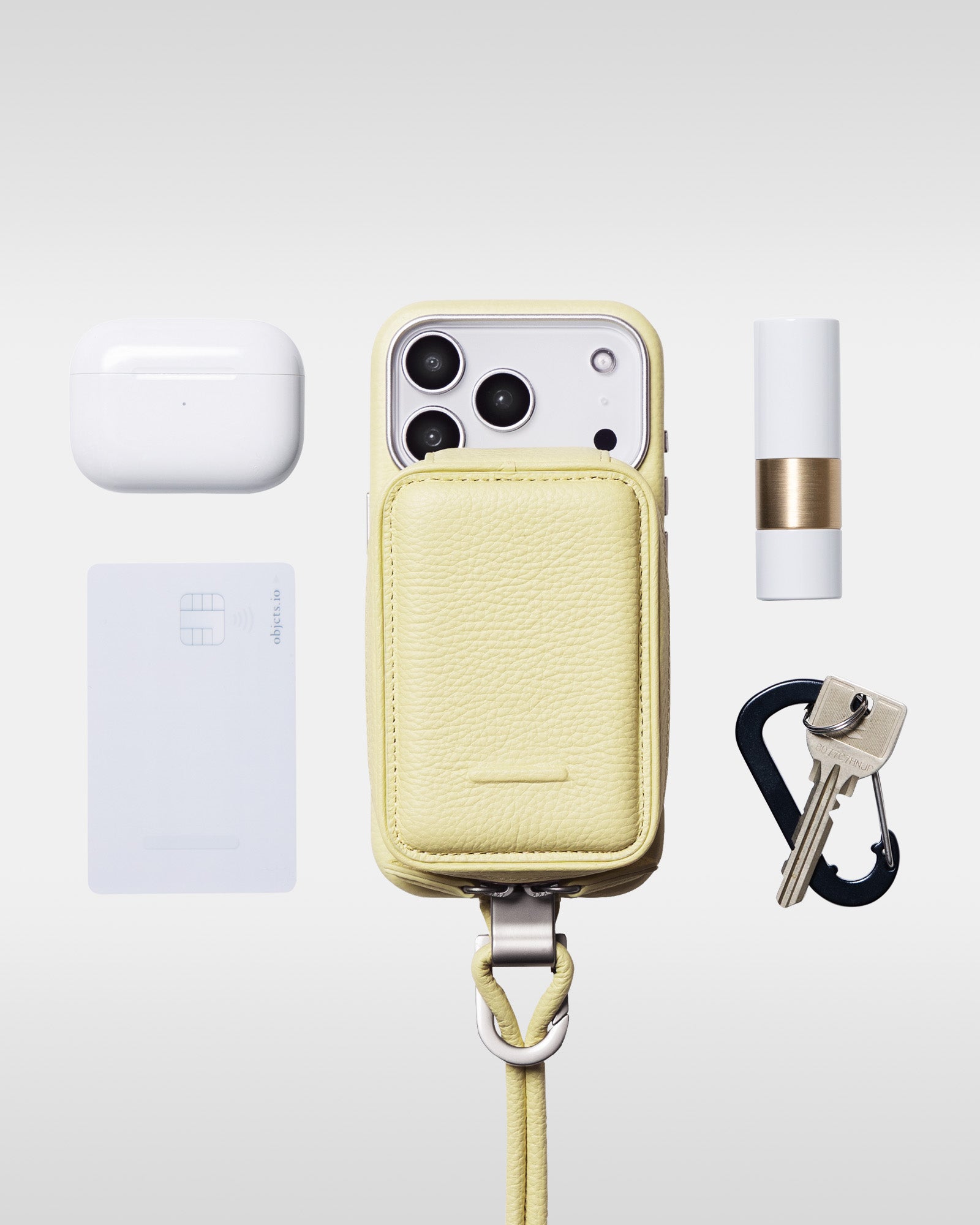 objects.io iPhone 17proケース&マイクロバックお値下げ不可 マイクロバッグ - レザー スマホショルダー / ウェアラブル iPhone