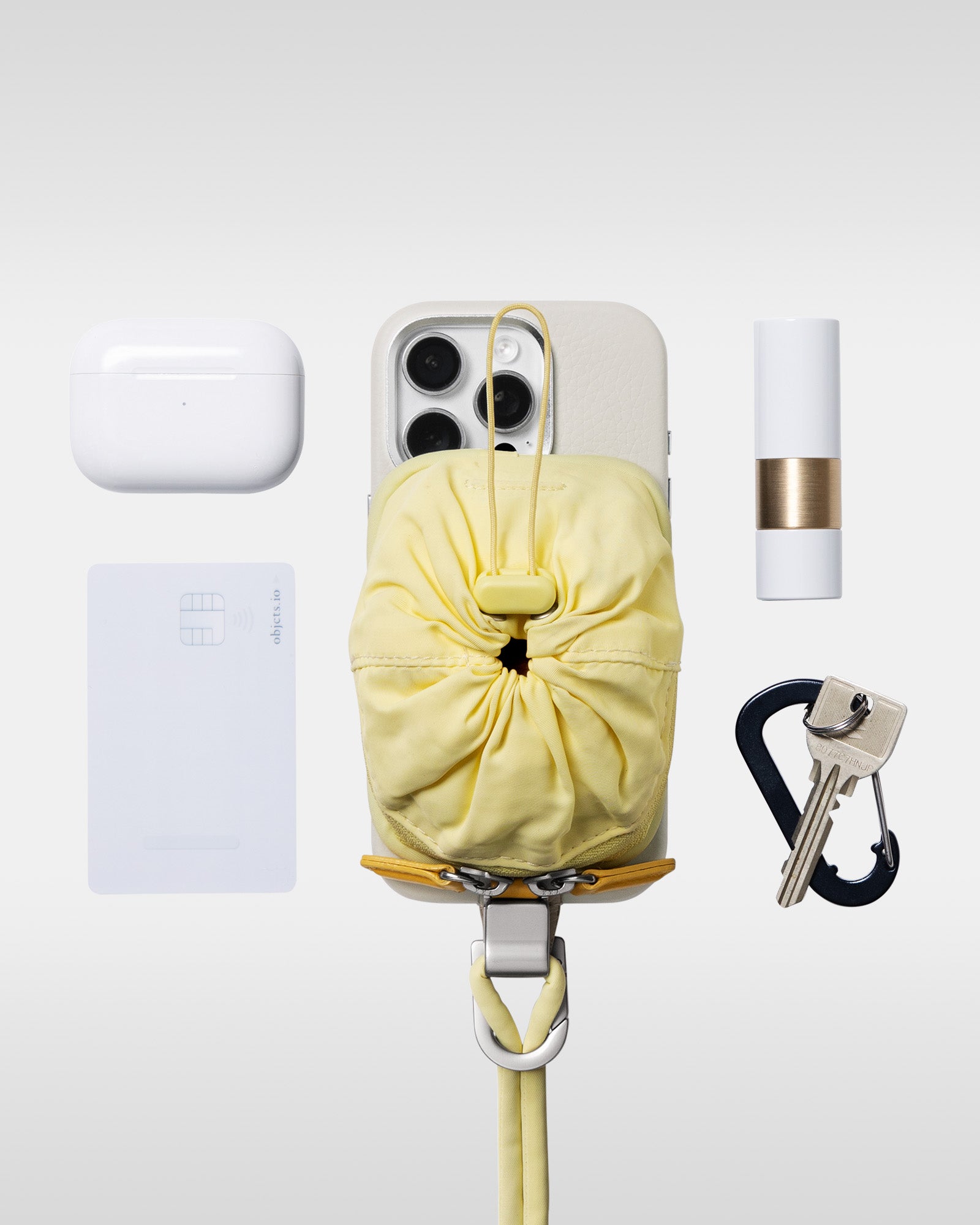 iPhone 17 / 16 / 15対応 レザーケースセット｜着脱ストラップ付き