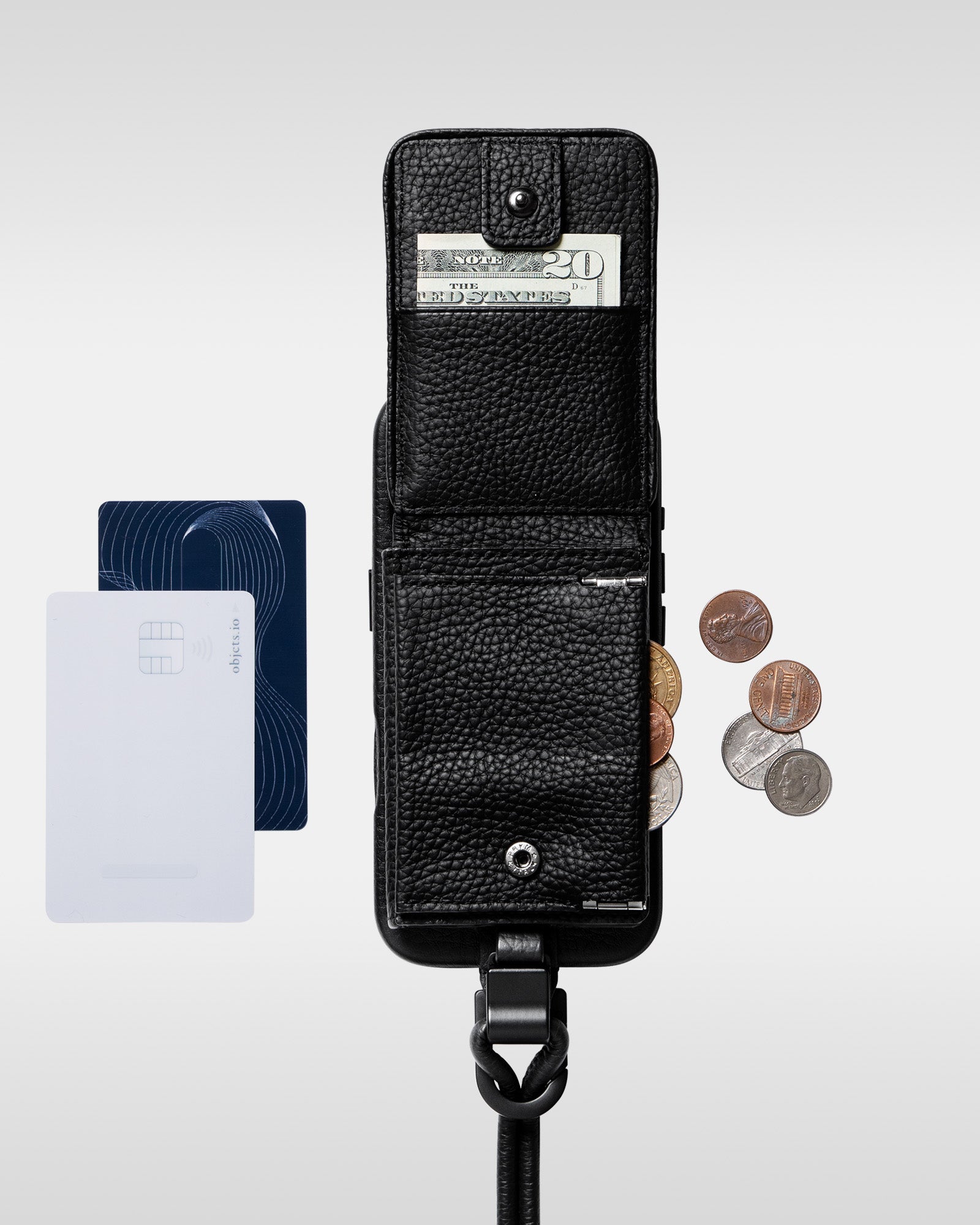 iPhone15pro  スマホケース　objcts.io leatherstrap_iPhonecase-