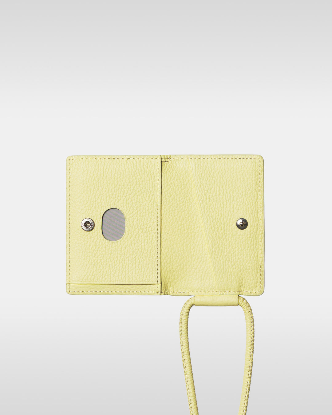 レザーストラップ + iPhoneケースセット - バターイエロー