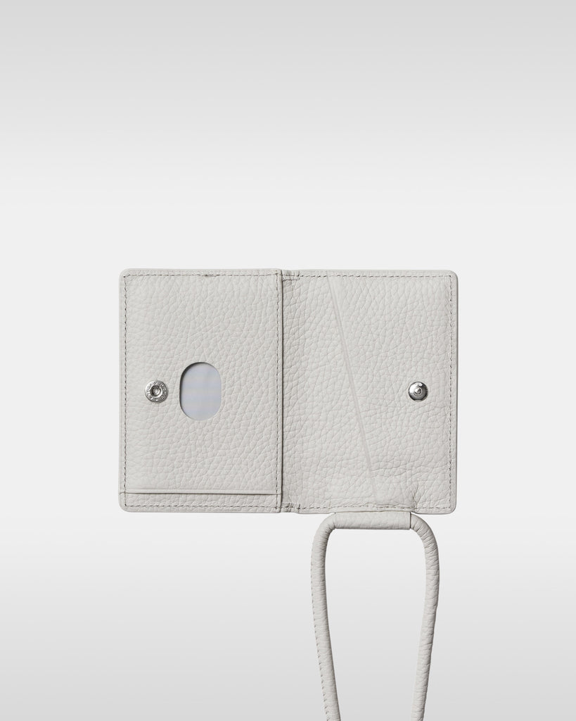 レザー製iPhoneショルダーストラップ マシュマロ｜首掛け・斜めがけ