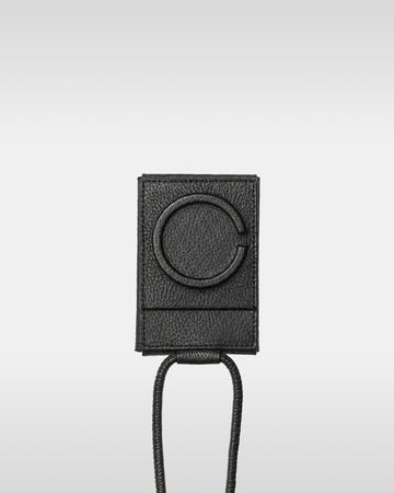 アジャスタブルレザーストラップ + iPhoneケースセット - エンベロープ - チャコール