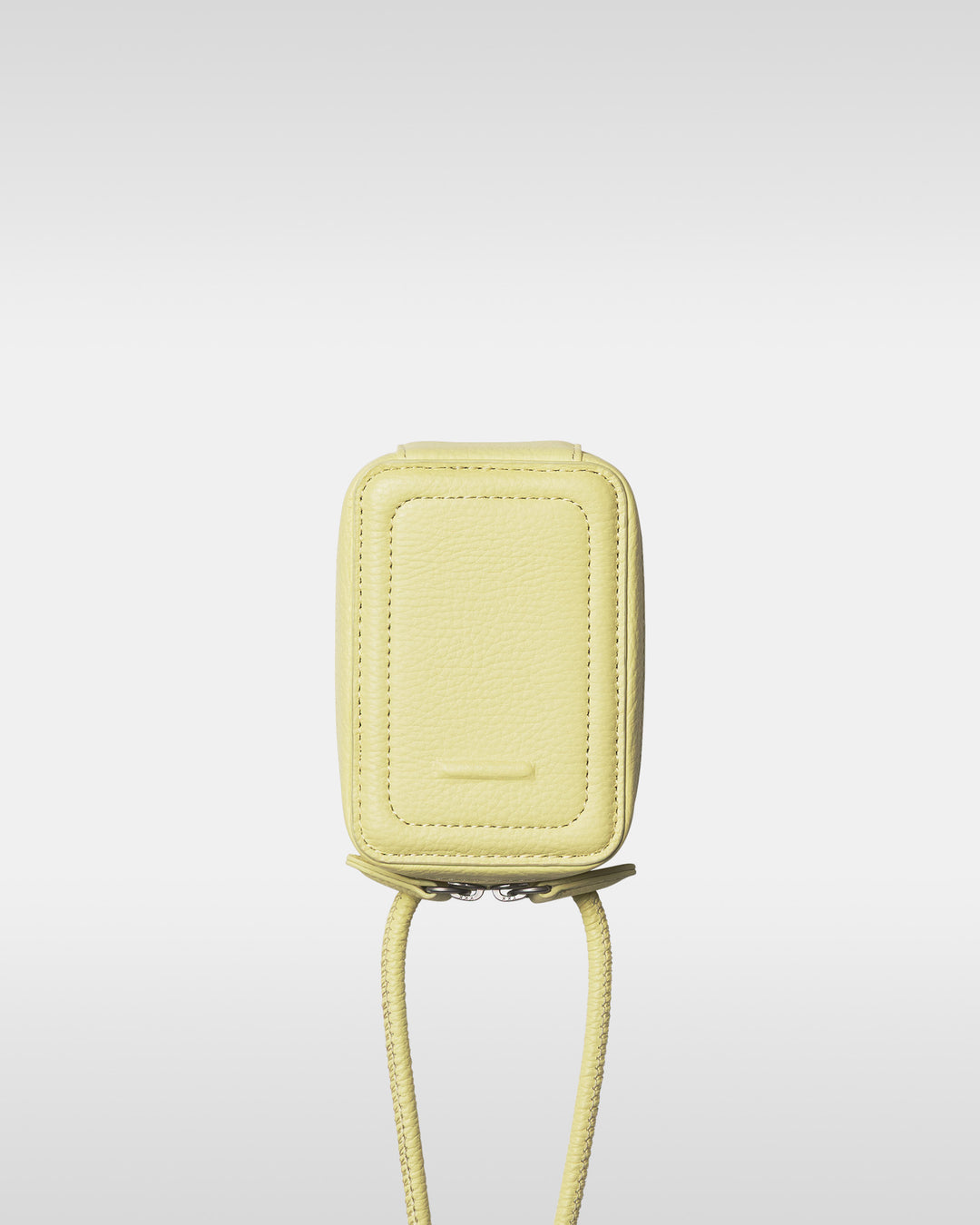 レザーストラップ + iPhoneケースセット - バターイエロー
