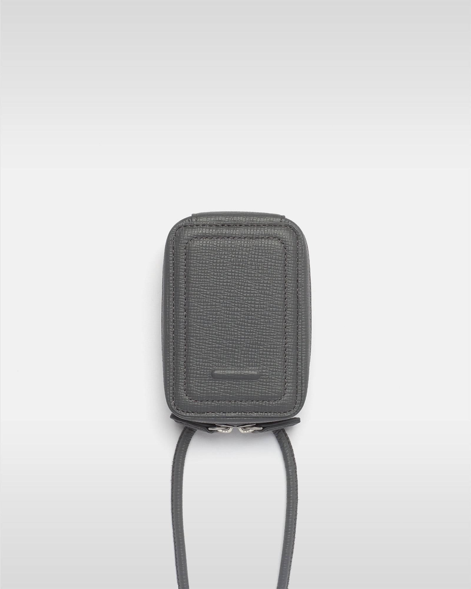 レザーストラップ付iPhoneアクセサリー - グレー – objcts.io