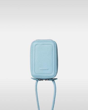 レザーストラップ付iPhoneアクセサリー - ライトブルー