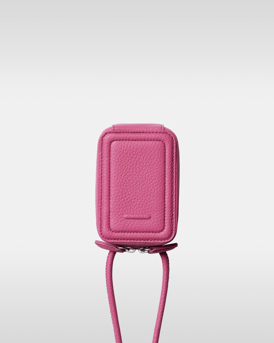 レザーストラップ付iPhoneアクセサリー - ピンク