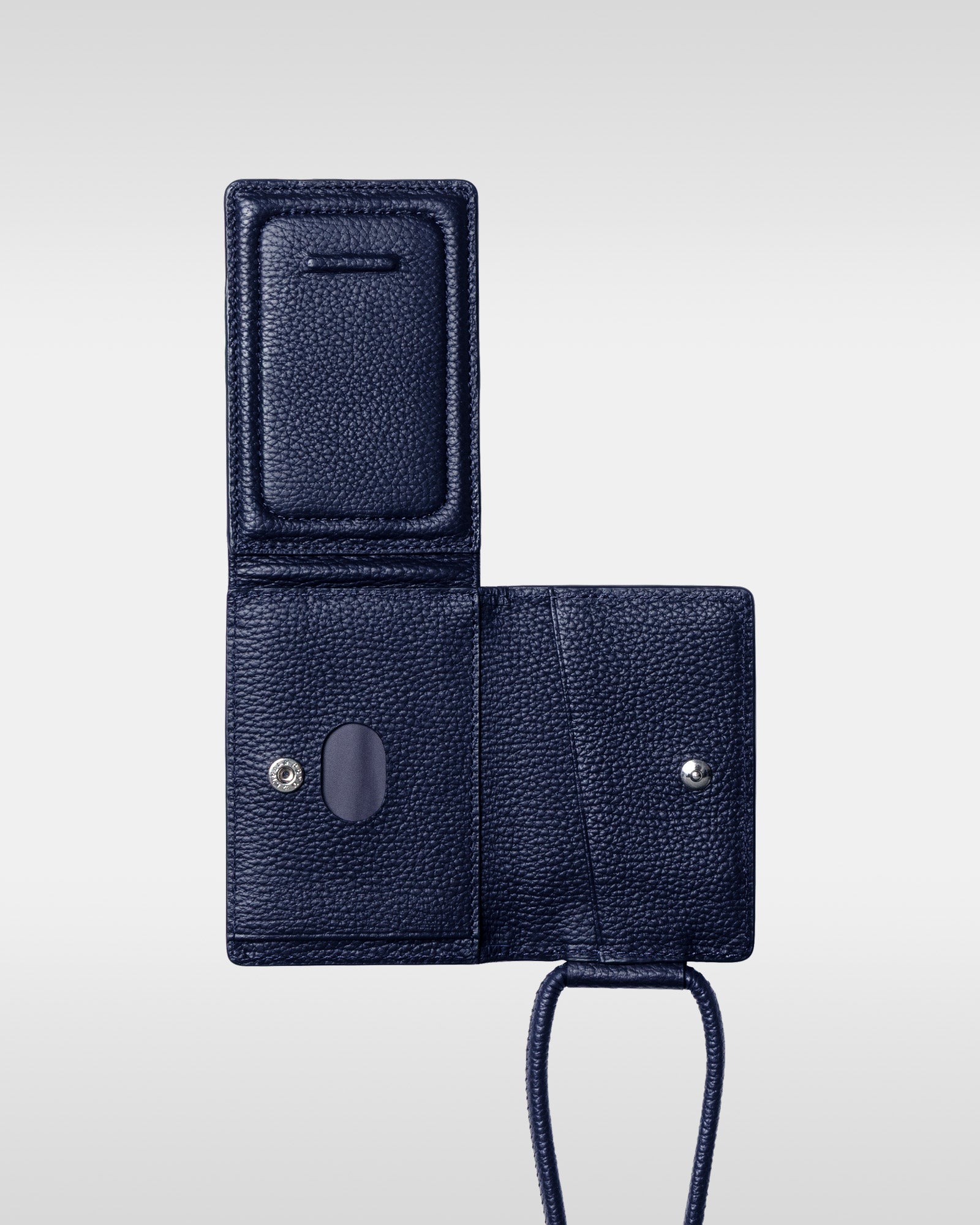 レザー製 iPhoneケース セット / ストラップ付スマホケース / スマホ