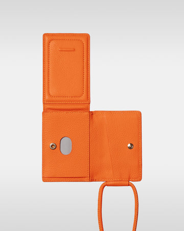 レザーストラップ + iPhoneケースセット - パンプキン