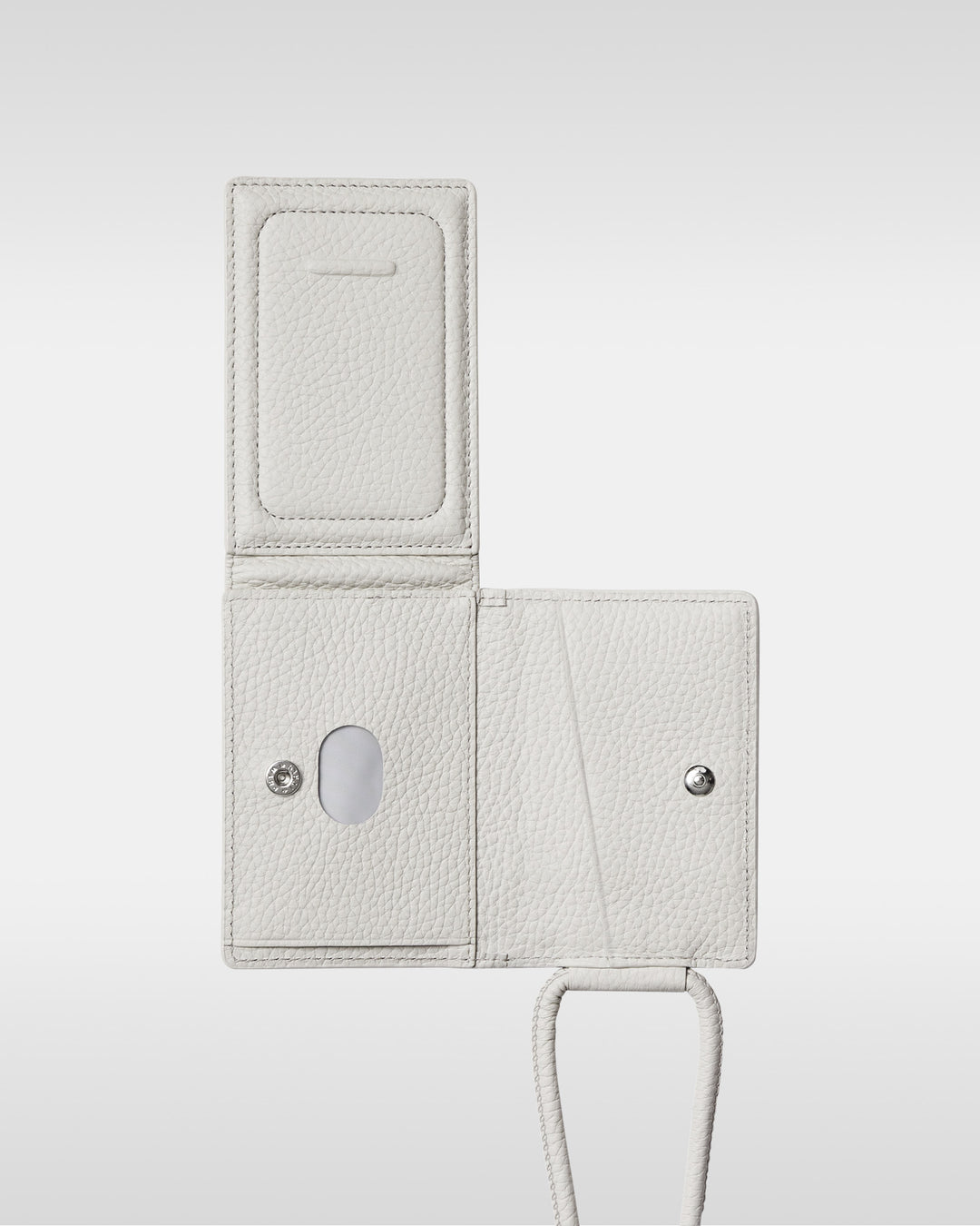 レザーストラップ付iPhoneアクセサリー - マシュマロ