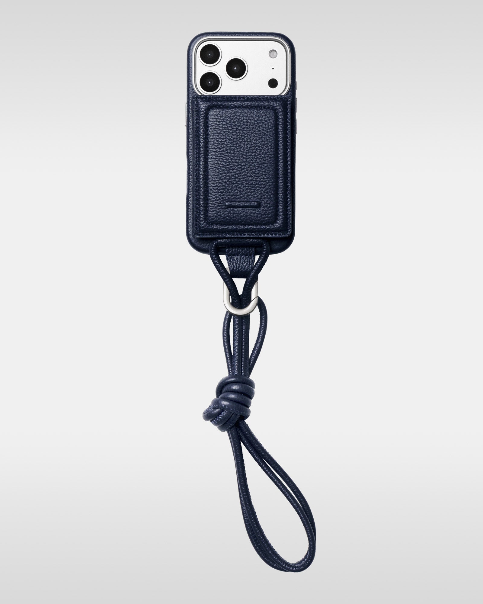 レザー製 iPhoneケース セット / ストラップ付スマホケース / スマホ