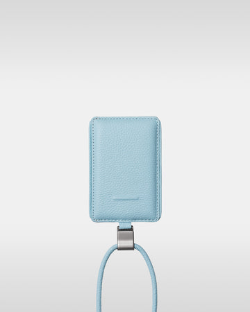 デタッチャブルストラップ付iPhoneアクセサリー - ライトブルー