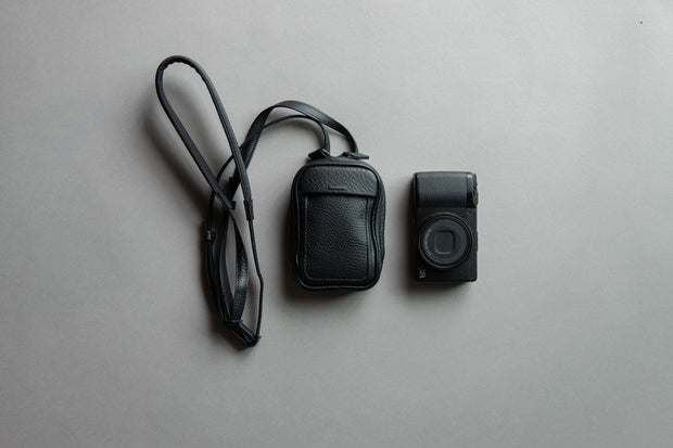 Adjustable Leather Strap Accessory - Black